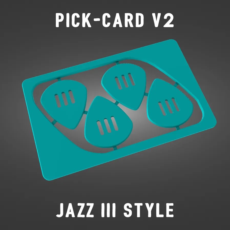PICK-CARD: Набор-карта с выламываемыми медиаторами