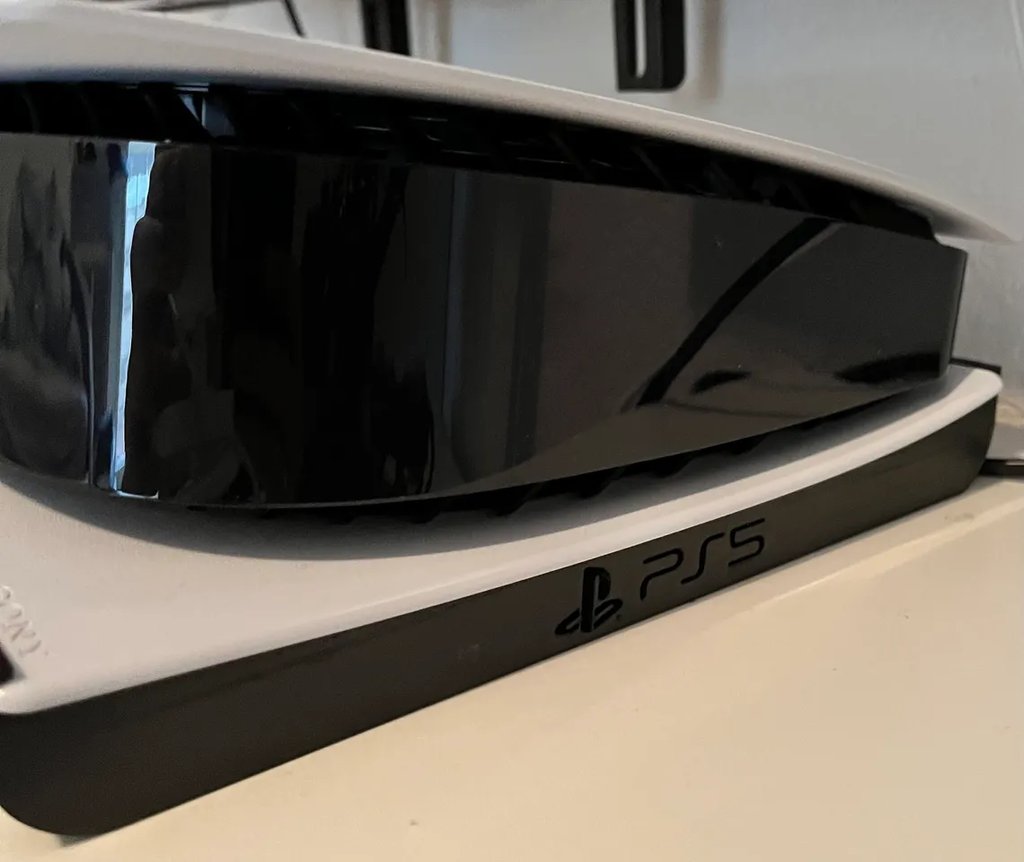 Горизонтальная подставка для Playstation 5 (PS5) с логотипом