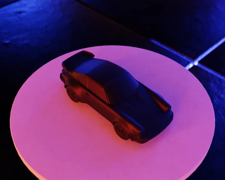 Porsche 911 Turbo (930) - Модель классического немецкого спорткара для 3D-печати