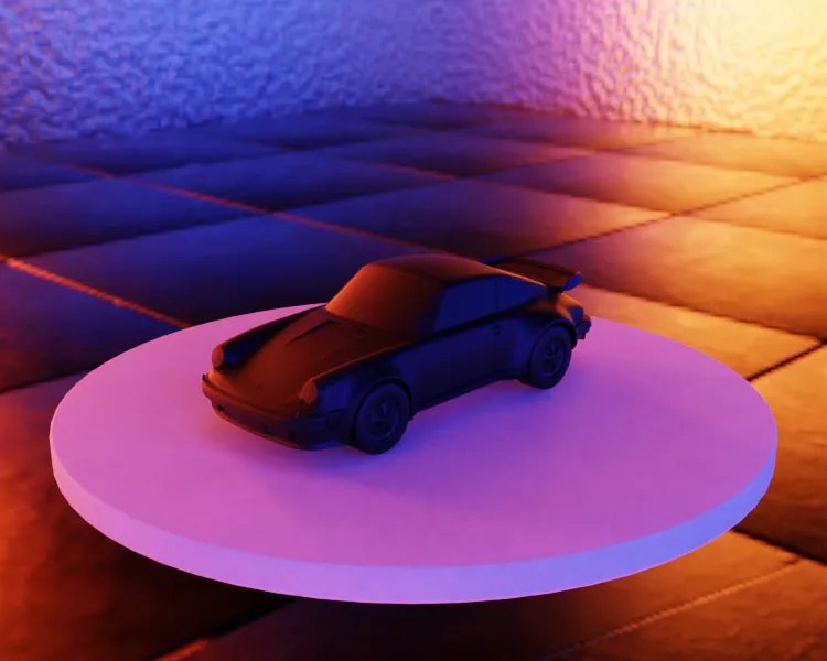 Porsche 911 Turbo (930) - Модель классического немецкого спорткара для 3D-печати