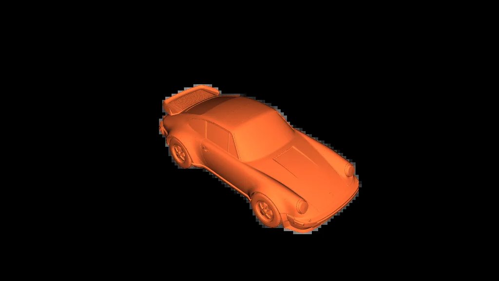 Porsche 911 Turbo (930) - Модель классического немецкого спорткара для 3D-печати