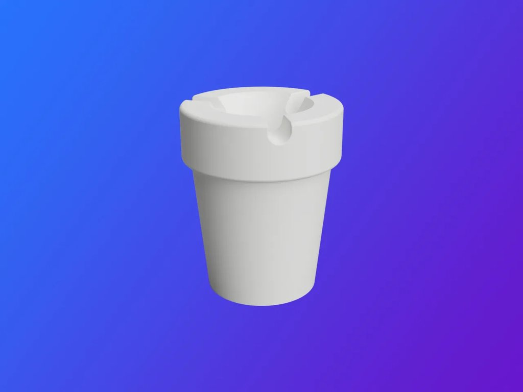 Переносная пепельница (маленькая и большая версии)