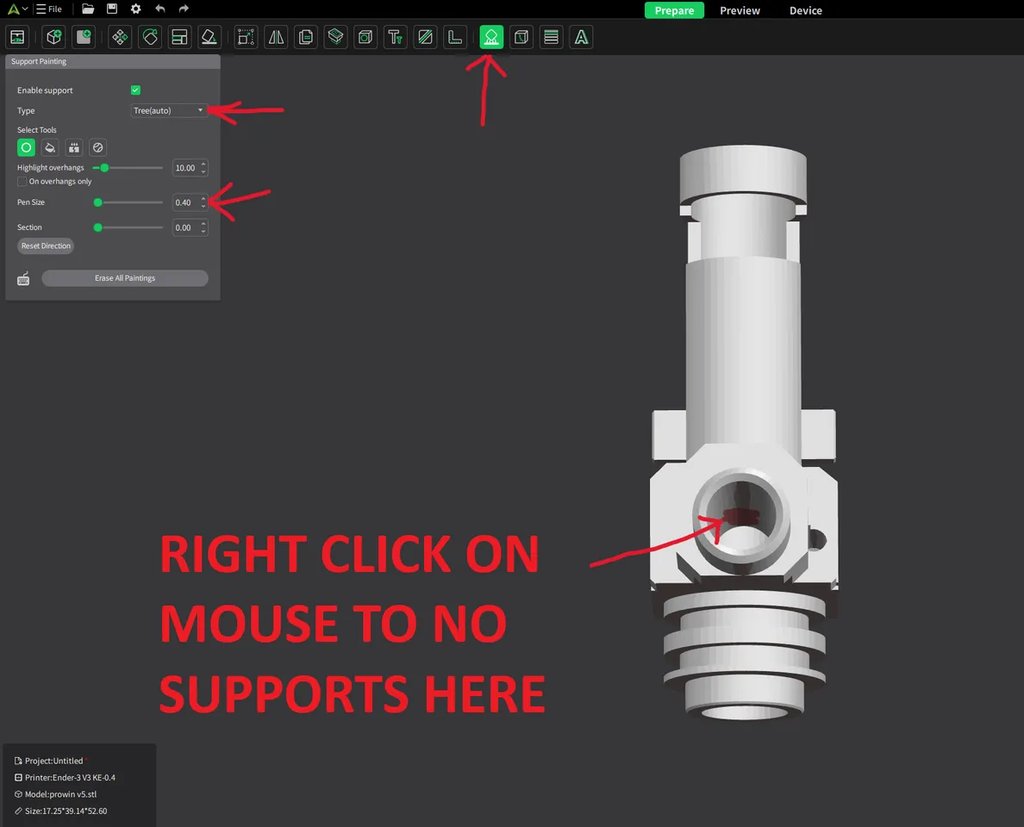 Камера хоп-апа M4 в стиле ProWin для страйкбола