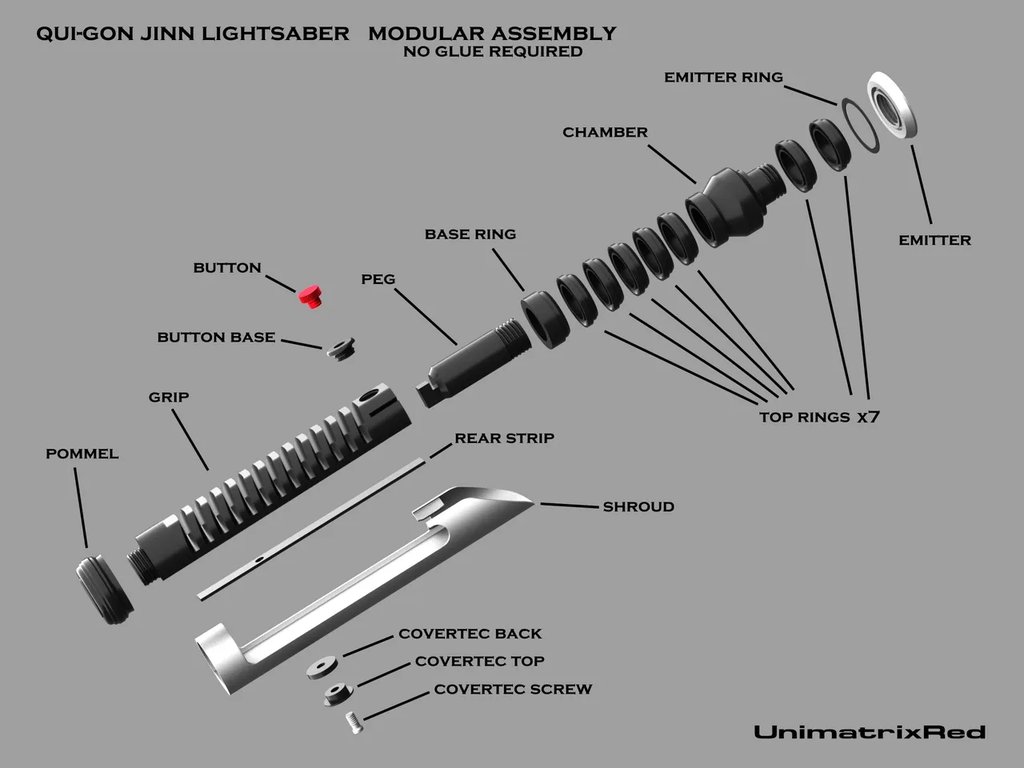 Световой меч Квай-Гон Джинна