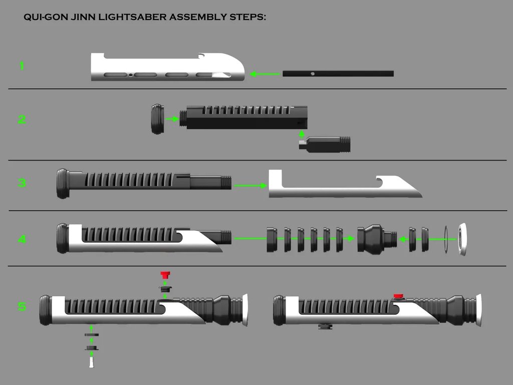 Световой меч Квай-Гон Джинна