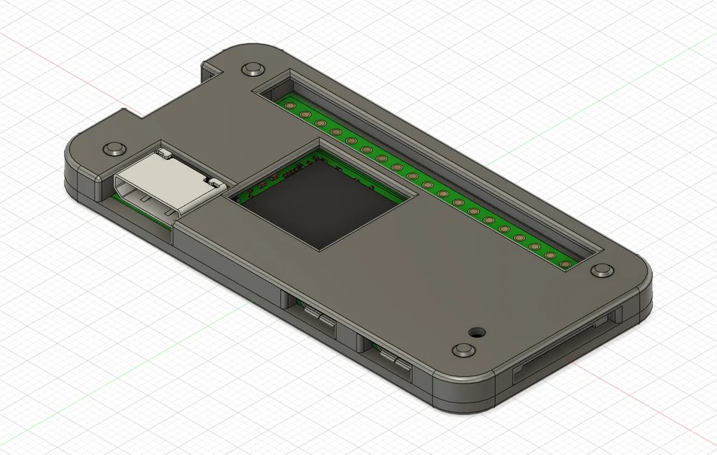 Тонкий чехол для Raspberry Pi Zero 2 W без винтов
