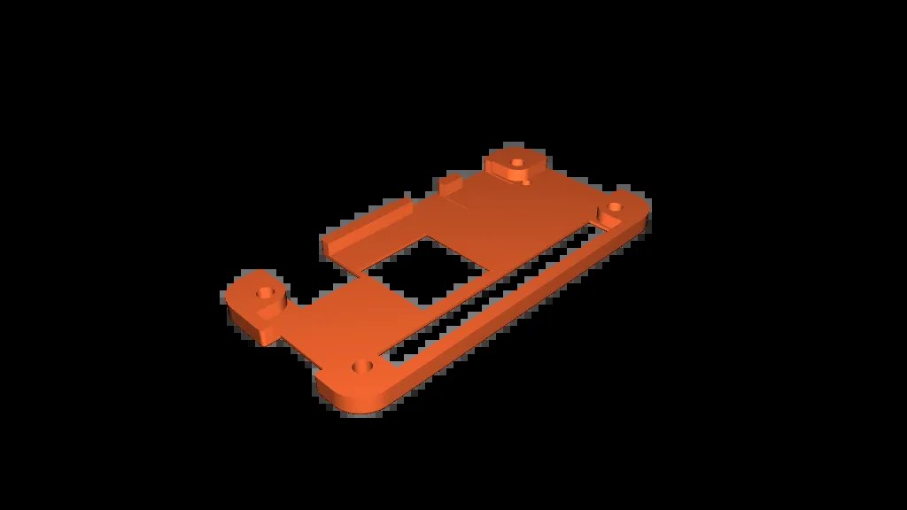 Тонкий чехол для Raspberry Pi Zero 2 W без винтов