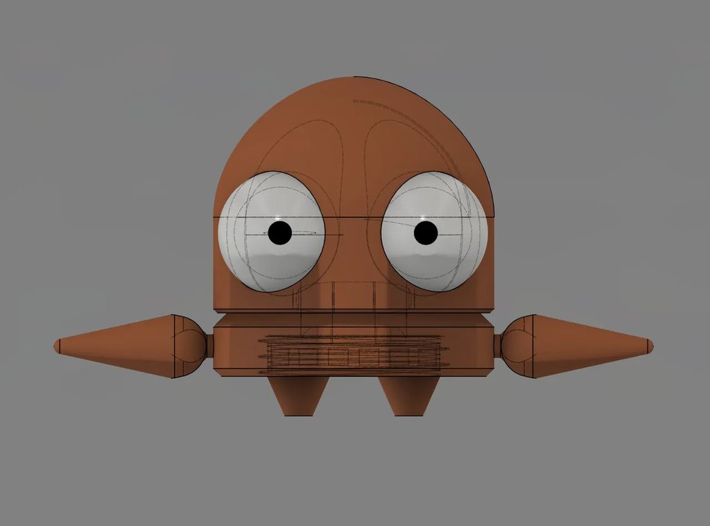 REPO РОБОТ в приседе - подвижная модель