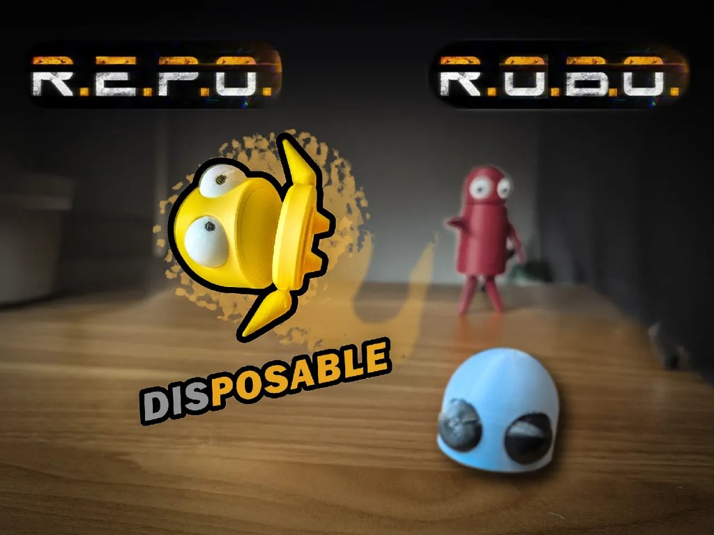 REPO РОБОТ в приседе - подвижная модель