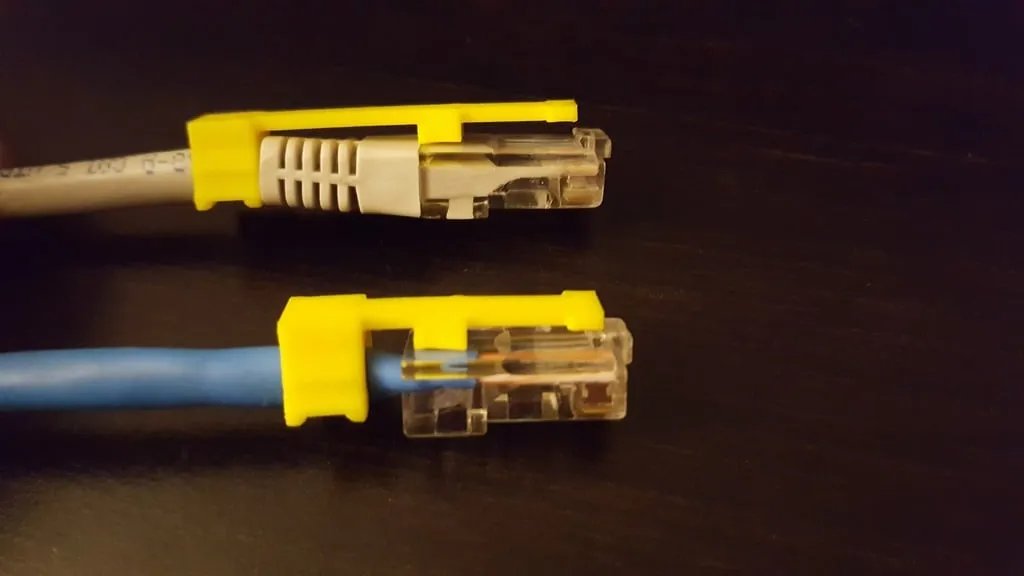 Замена клипсы для Ethernet кабеля RJ45