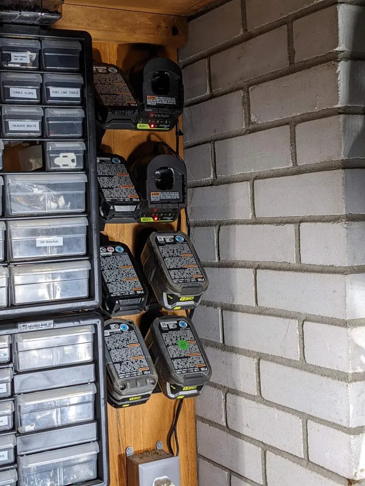 Держатель для аккумуляторов Ryobi