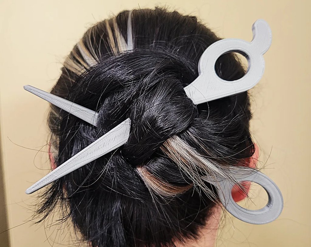 Палочки для волос-ножниц