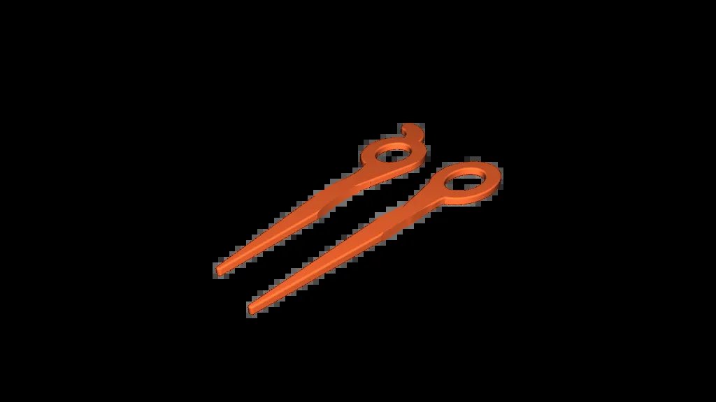 Палочки для волос-ножниц