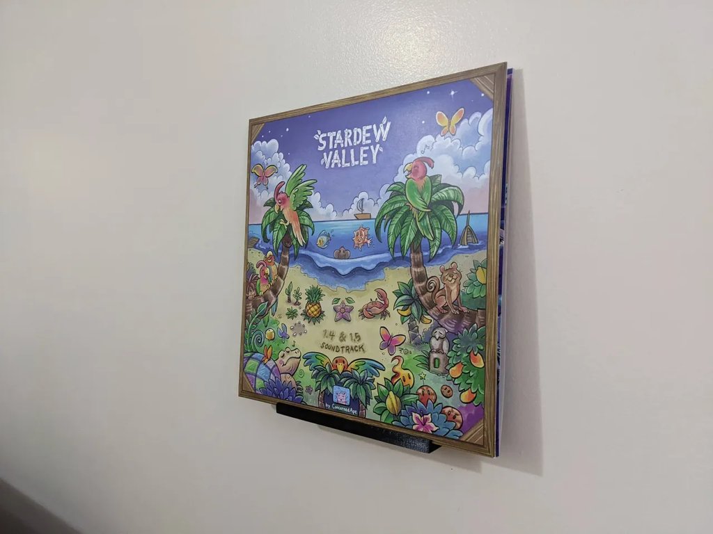 Настенный держатель для виниловых пластинок без сверления