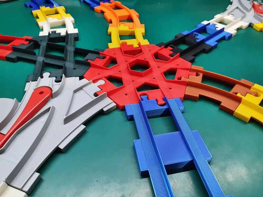 Набор рельсов для поездов Lego DUPLO (оптимизированные)