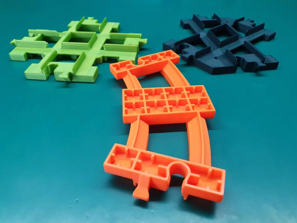 Набор рельсов для поездов Lego DUPLO (оптимизированные)