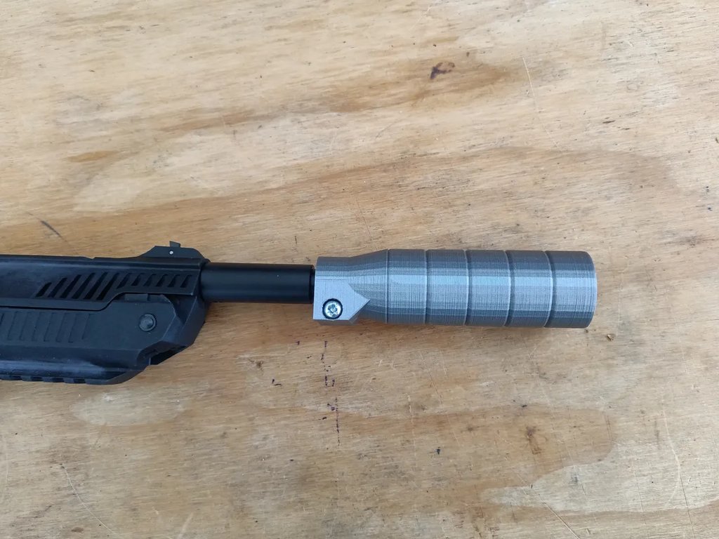 Глушитель для пневматического оружия калибра 4,5 мм (Зораки и т.п.)