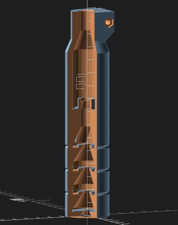 Глушитель для пневматических винтовок .22 (Crosman 2250)