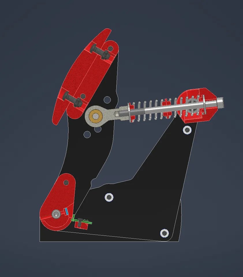 Педали для симуляторов гонок с датчиком нагрузки V2