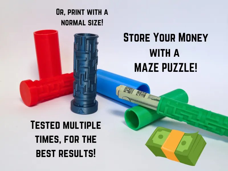 Элегантная головоломка-коробочка с лабиринтом