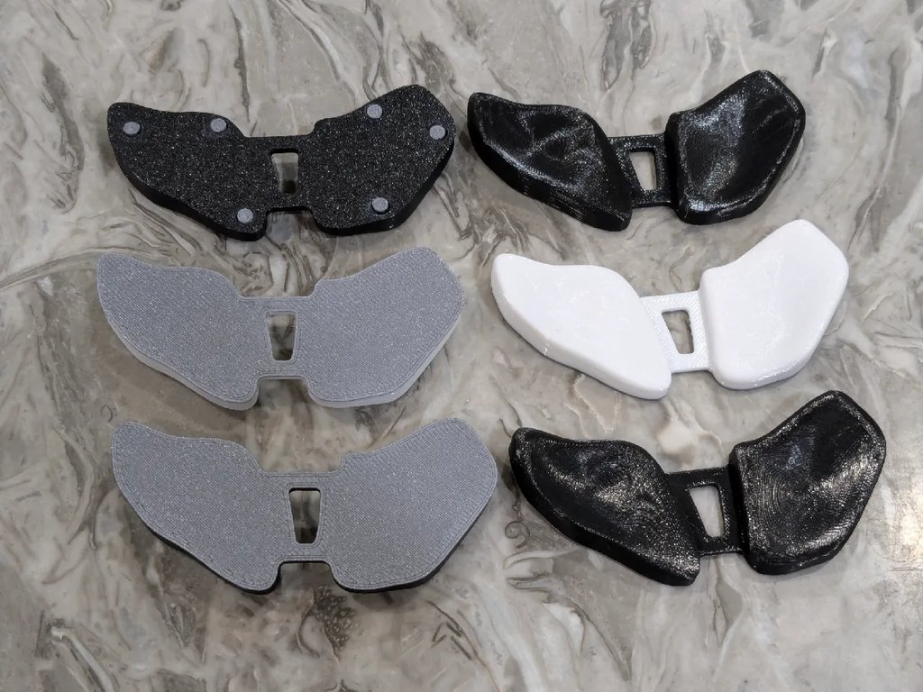 Подставка для запястья сдвижного типа v2, плоская без ножек (вдохновлена Carpio / Delta Hub)