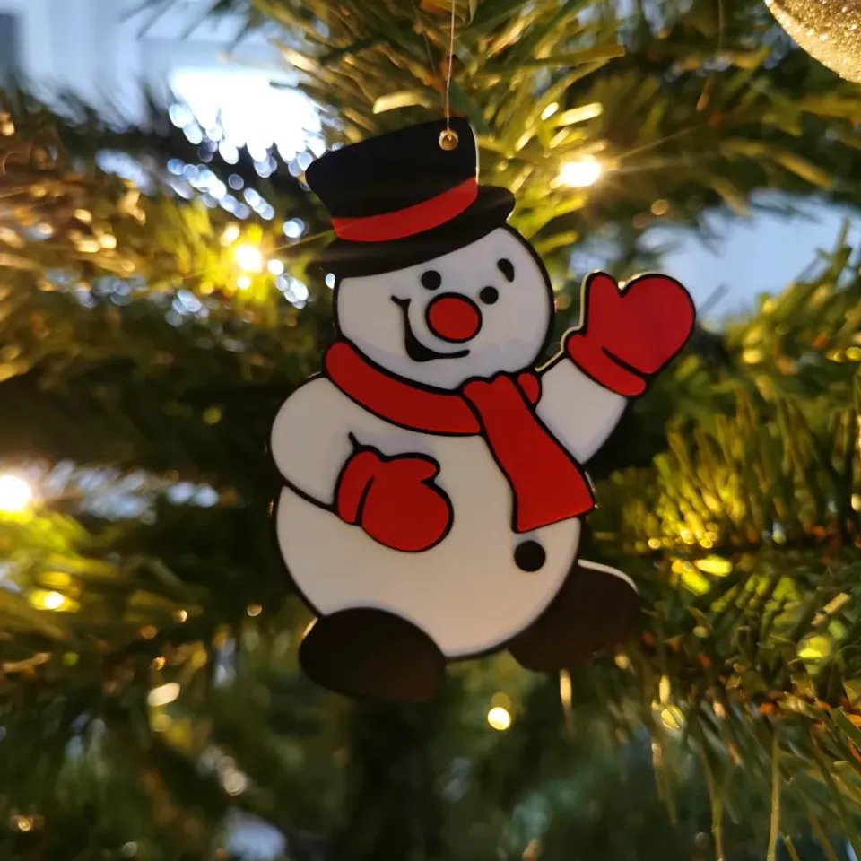 Елочное украшение "Снеговик"