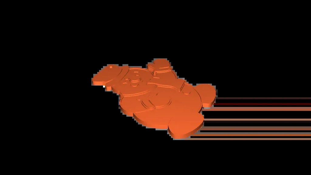 Елочное украшение "Снеговик"