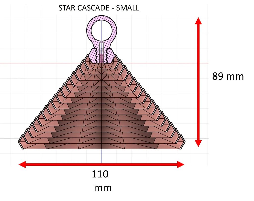 Звездный каскад: Брелок и украшение