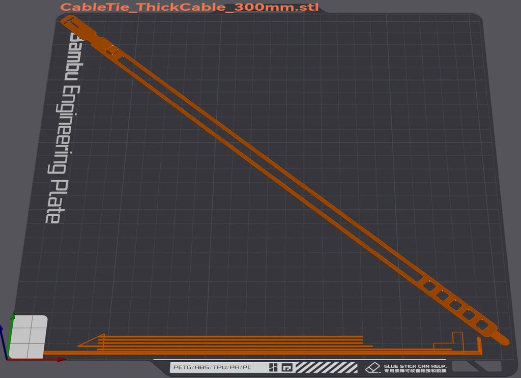 Многоразовая стяжка для кабеля из TPU
