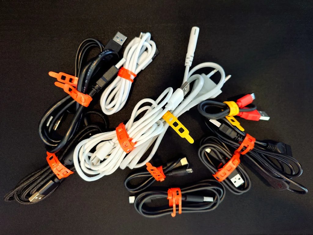 Многоразовая стяжка для кабеля из TPU