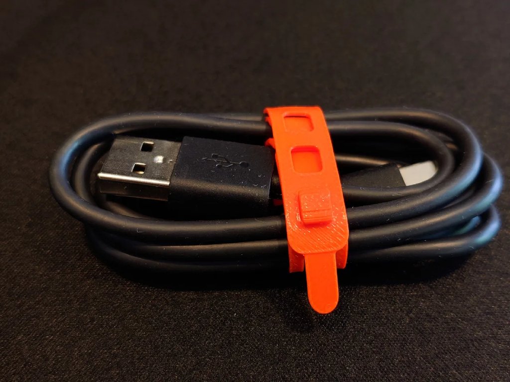 Многоразовая стяжка для кабеля из TPU