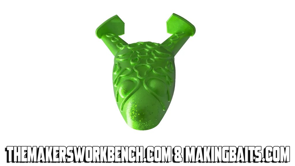 Форма для отливки приманок "Плавающая лягушка" 89 мм