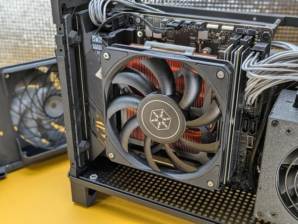 Адаптер для установки 120мм вентилятора на кулер Thermalright AXP90-X47/X53