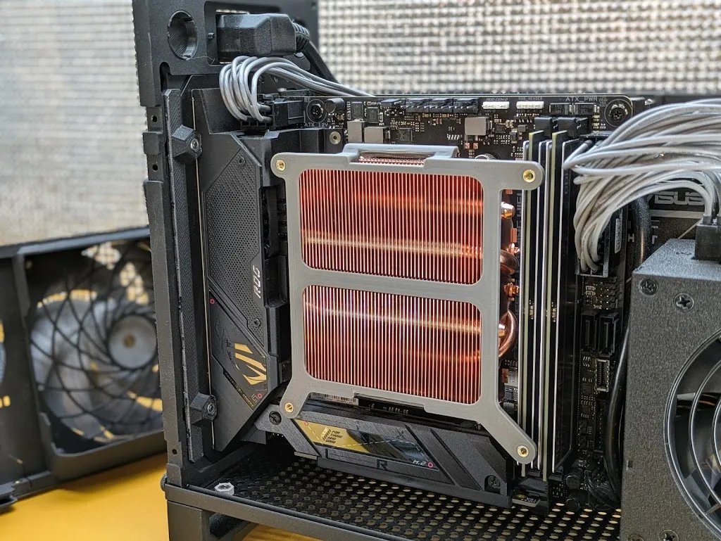 Адаптер для установки 120мм вентилятора на кулер Thermalright AXP90-X47/X53