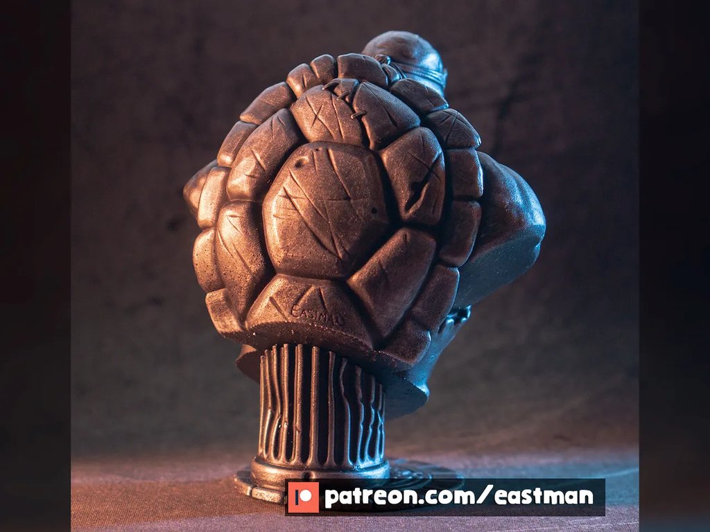 Бюст Черепашки-ниндзя (STL)