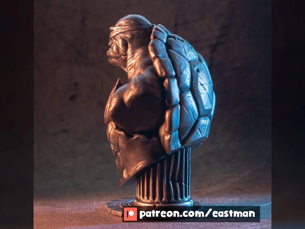 Бюст Черепашки-ниндзя (STL)