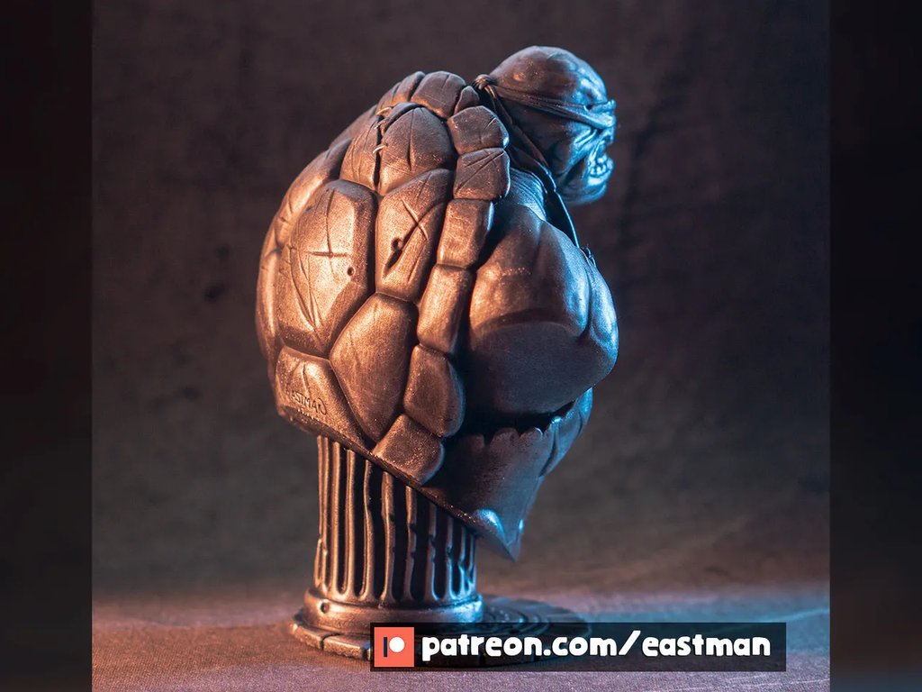 Бюст Черепашки-ниндзя (STL)