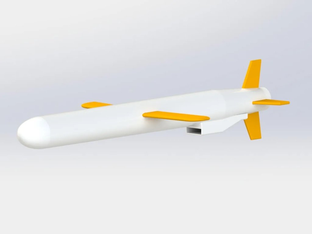 Модель крылатой ракеты Tomahawk BGM-109