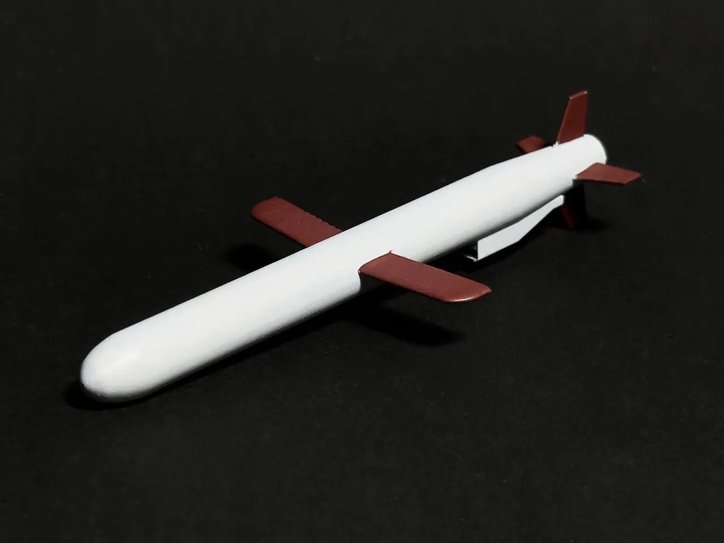 Модель крылатой ракеты Tomahawk BGM-109
