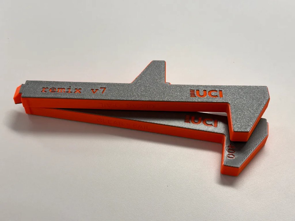 Инструмент для проверки минимальной ширины руля UCI