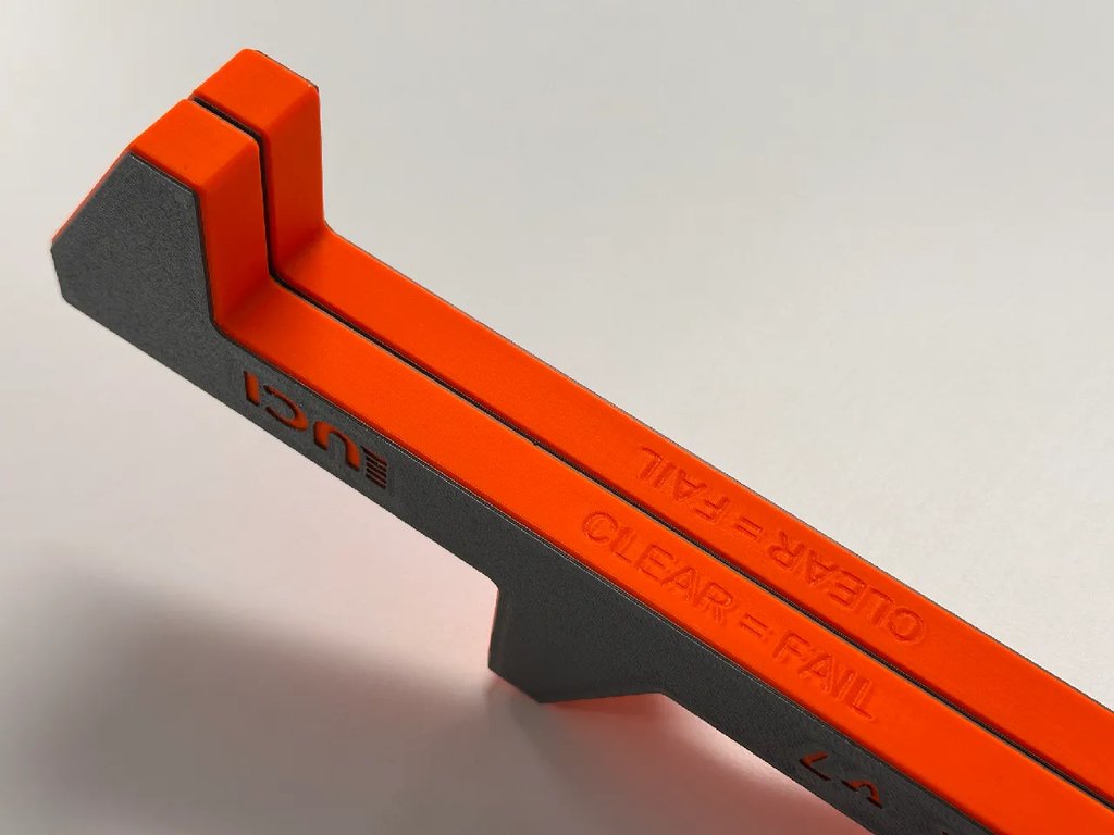 Инструмент для проверки минимальной ширины руля UCI