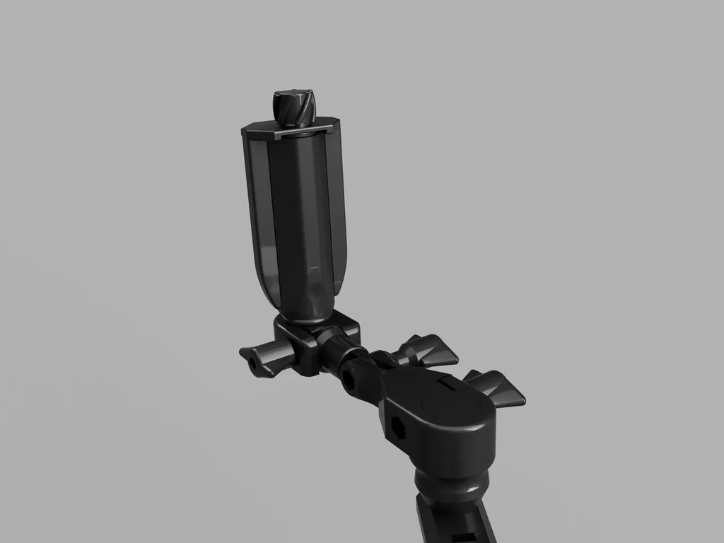 Регулируемый держатель для телефона с зажимом