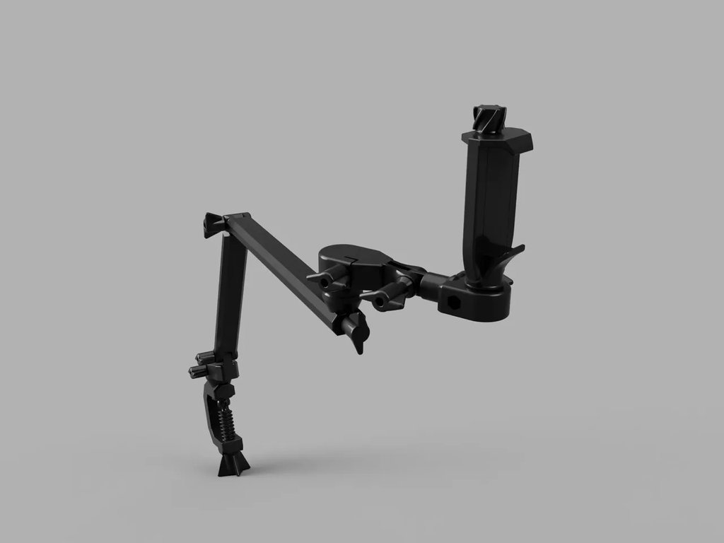 Регулируемый держатель для телефона с зажимом