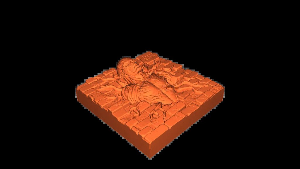 Векна (Очень странные дела) - Рельефная скульптура