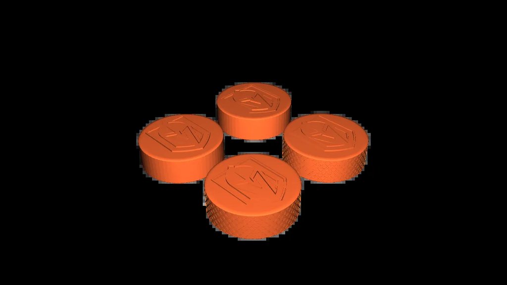 Логотип хоккейной шайбы Vegas Golden Knights