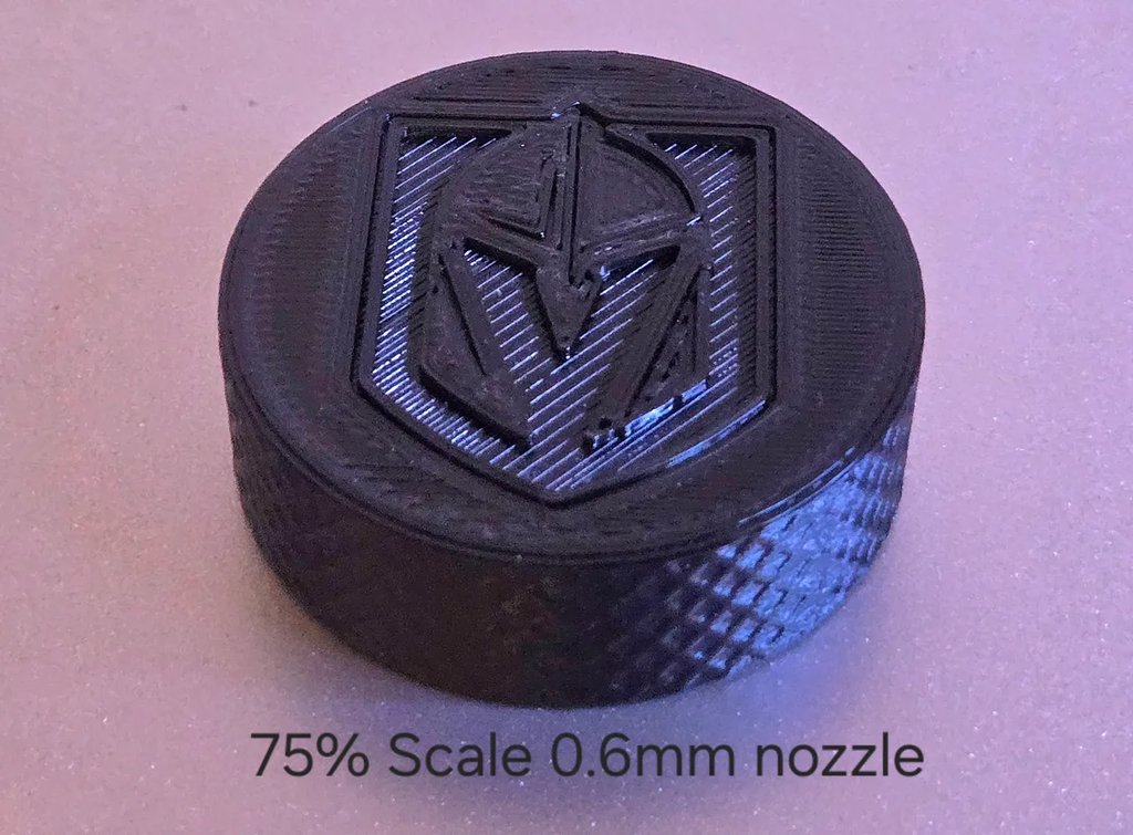 Логотип хоккейной шайбы Vegas Golden Knights