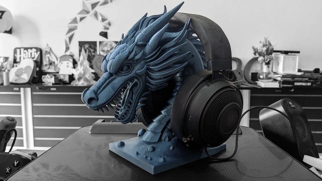 Подставка для наушников "Водяной Дракон"