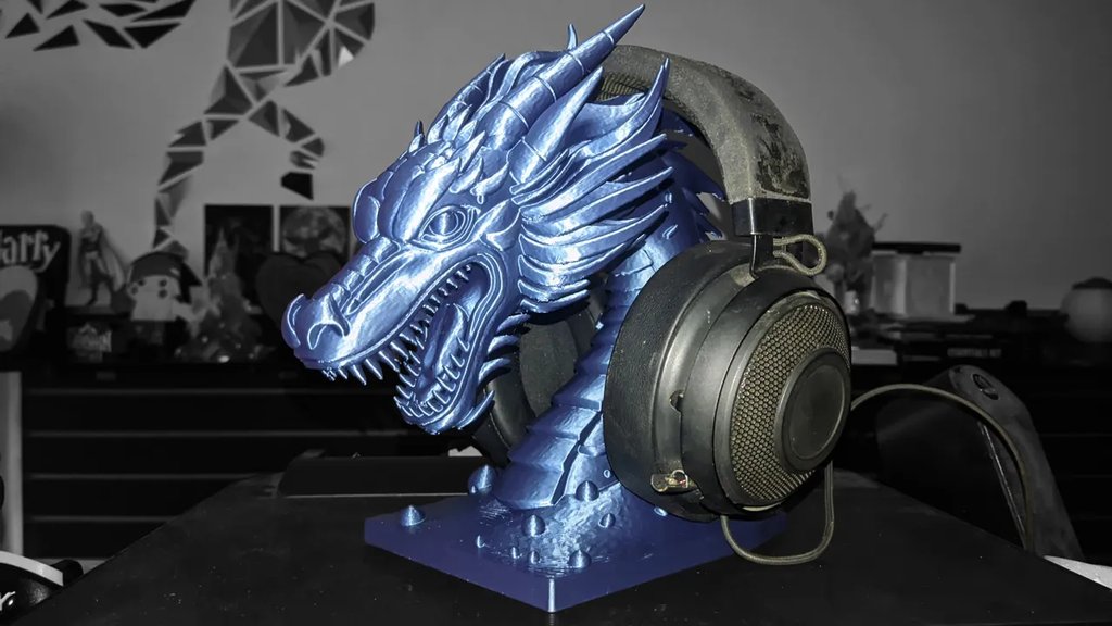 Подставка для наушников "Водяной Дракон"