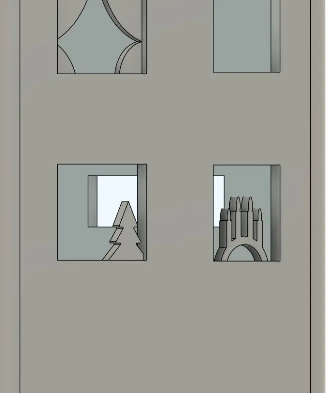 Домик-фонарик для светодиодных свечей