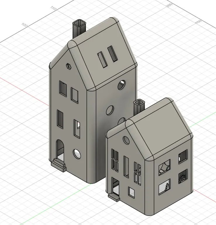 Домик-фонарик для светодиодных свечей